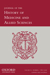 JOURNAL OF THE HISTORY OF MEDICINE AND ALLIED SCIENCES雜志封面